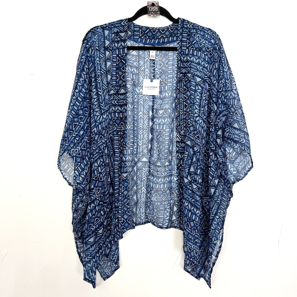 Azules Geometric Blue Women's Blouse